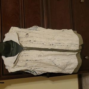 The North Face fur vest size Large